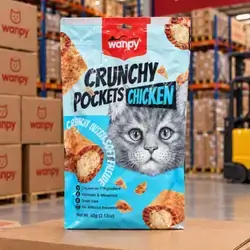 Wanpy Crunchy Pockets – Chicken