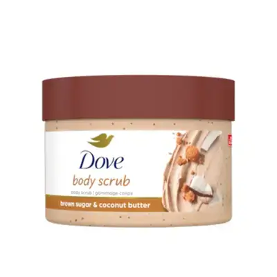 DOVE Brown Sugar & Coconut Butter Deep Exfoliating Body Scrub 298g