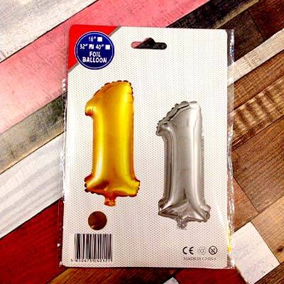 Number Foil Helium Balloon