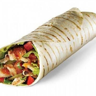 Chicken roll on charcoal