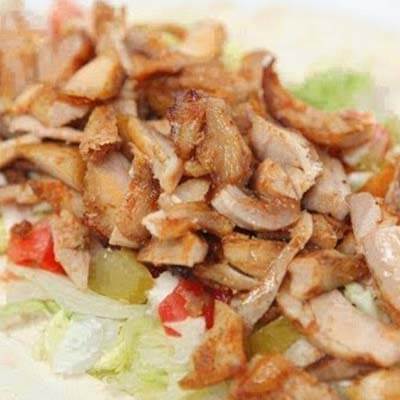 Chicken Shawarma on Charcoal Half Dish