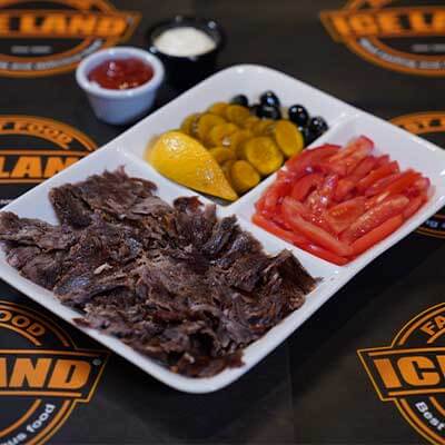 Half Dish of Meat Shawarma