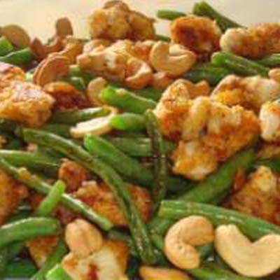 Fried Chicken With Vegetables