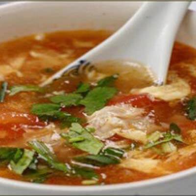 Tomato and Eggs Soup