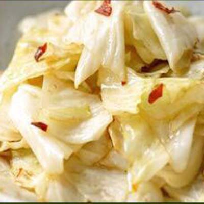 Vinegar Slip Cabbage