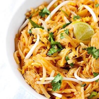 Chicken Phat Thai Noodles