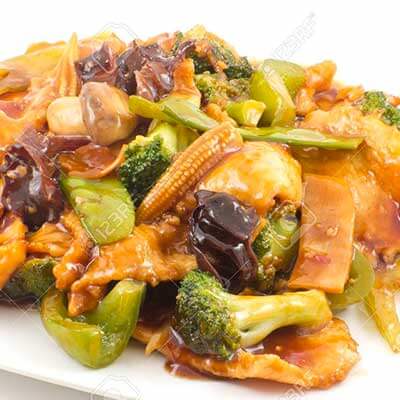 Mix Vegetable In Chilly Garlic Sauce