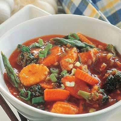 Mix Vegetable In Hot Garlic Sauce