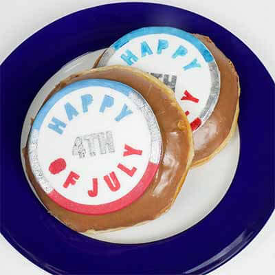 Happy 4th Donut