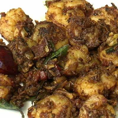 Prawn Pepper Fry