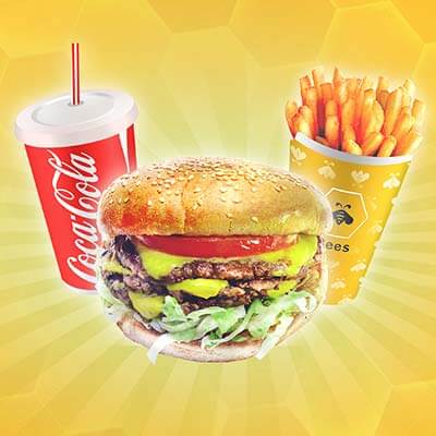 Triple Bee Burger Meal
