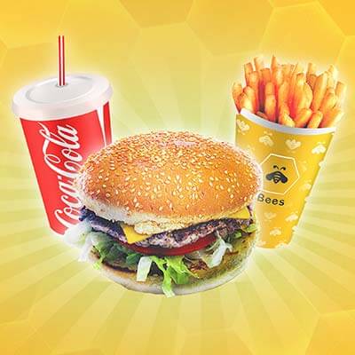 Single Bee Burger Meal