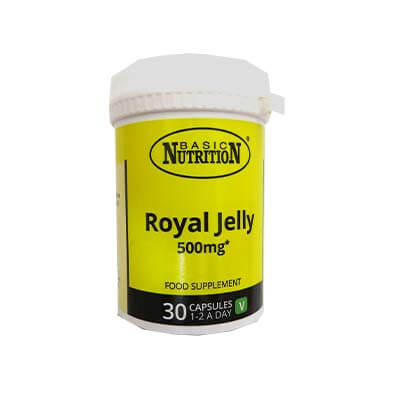 Royal Jelly 500mg 30 Capsules _ BASIC NUTRITION