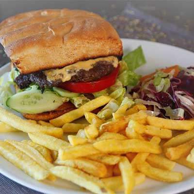 Beef or Chicken Burger