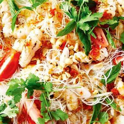 Seafood Glass Noodles - Yum Woonsebtalay