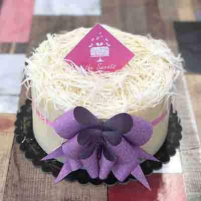 Vanilla Flavored Cake 6 Person(Small)