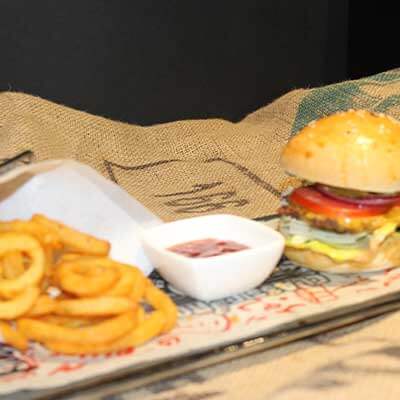 Kids Burger and Fries
