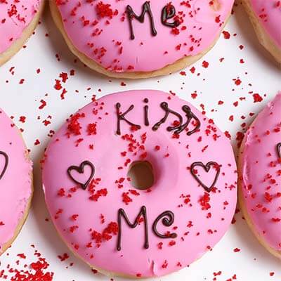 Pink Valentine’s Ring  Donuts