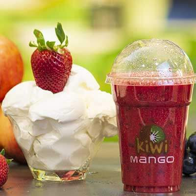 Red Fruits with Yogurt
