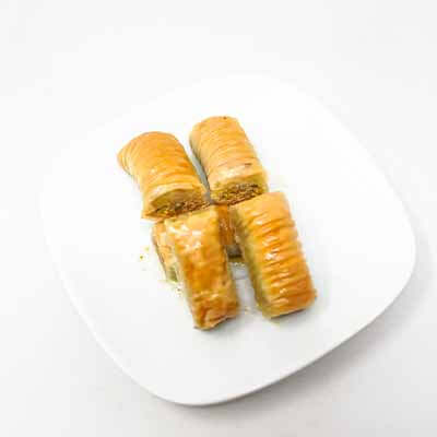 Fingers Shaped Baklava with Pistachios 1/4 Kilo