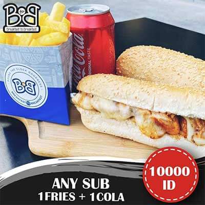 Any Submarines + 1 Fries + 1 Cola