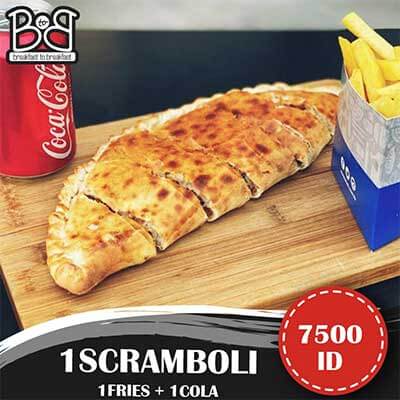 1 Scramboli + 1 Fries + 1 Cola