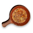 Eggs with Qawarma Pottery