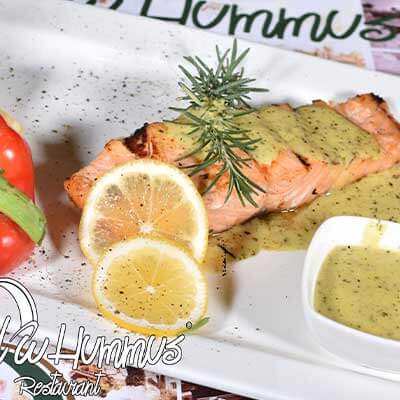 Salmon Fillet with Italian Sauce