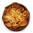 Potato & Eggplant Plate