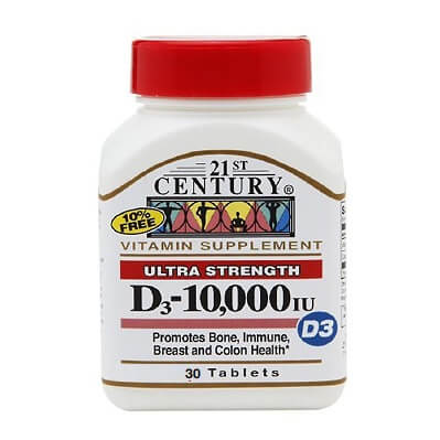 Vitamin D3-10000 IU  _ 21ST CENTURY