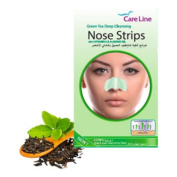 Nose Strips Green Tea Deep Cleansing 6 Strips _ Care Line