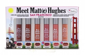 Meet Matt(e) Hughes SAN FRANCISCO Collection 6 Mini Long-Lasting Liquid Lipsticks _ The Balm