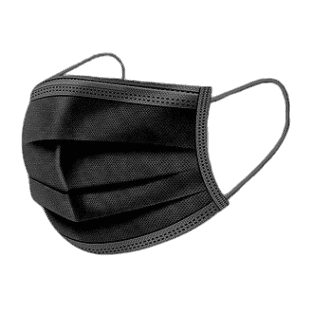 Disposable Face Mask Black 50 pieces/Box