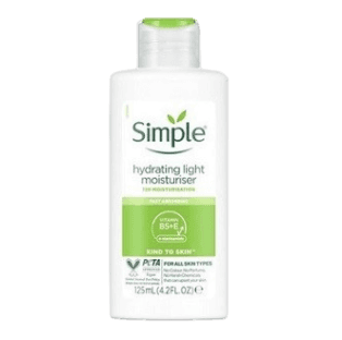 Hydrating Light Moisturizer 12hr Moisturization for All Skin Types 125ml _ Simple