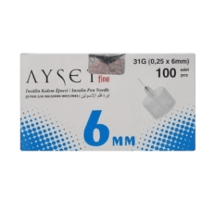 Insulin Pen Needle 6mm 100Pcs _ AYSET