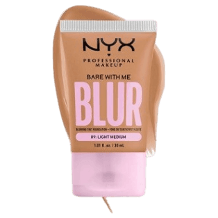 Bare With Me Blur Blurring Tint Foundation 09 LIGHT MEDIUM 30ml _ NYX