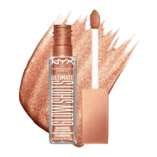 Ultimate Glow Shots Brightening Liquid Eyeshadow 08 TWISTED TANGRINE 7.5ml _ NYX