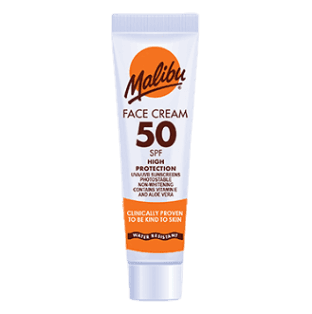 High Protection Spf50 Water Resistant Face Cream 40ml _ Malibu