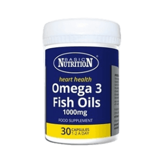 Omega-3 fish oils 1000mg 30Capsules _ BASIC NUTRITION
