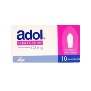 Adol 125mg 10 Suppositories _ Julphar