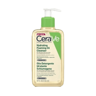 Hydrating Foaming Oil Cleanser for Normal to Very Dry Skin 236ml _ CeraVe