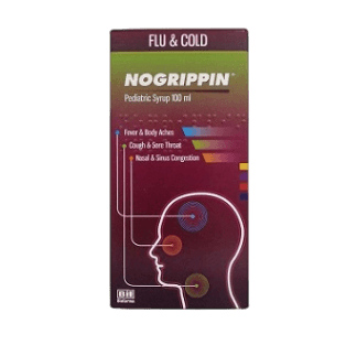 Nogrippin Flu & Cold Pediatric Syrup 100ml _ BIOFARMA