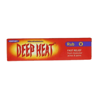 Deep Heat Rub Fast Relief From Muscular Aches & Pains 100g _ Mentholatum