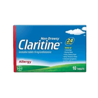 Claritine (Loratadine 10mg) Non-Drowsy 10 Tablets _ BAYER
