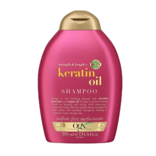 Strength & Length + Keratin Oil Shampoo Strength & Shine 385ml _ ogx