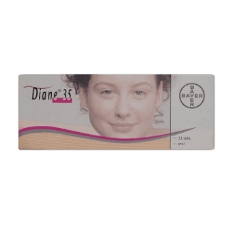 Diane 35 (Cyproterone Acetate 2mg + Ethinylestradiol 0.035mg) 21 Tablets _ BAYER