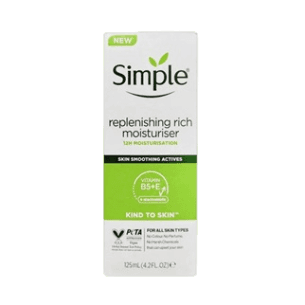 replenishing Rich Moisturizer for All Skin Types 125ml _ Simple