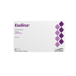 Esolina 20mg (Esomeprazole) 28 Gastro-Resistant Capsules _ LaColina