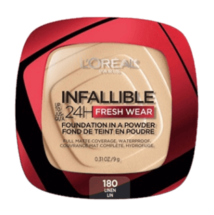 INFALLIBLE Fresh Wear 24H Foundation In A Powder 180 LINEN 9g _ L'OREAL PARIS