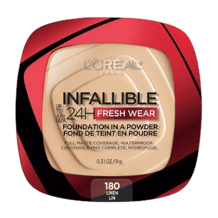 INFALLIBLE Fresh Wear 24H Foundation In A Powder 180 LINEN 9g _ L'OREAL PARIS